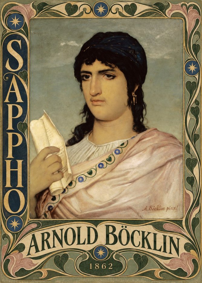 Arnold Böcklin Sappho No5 - Plakat