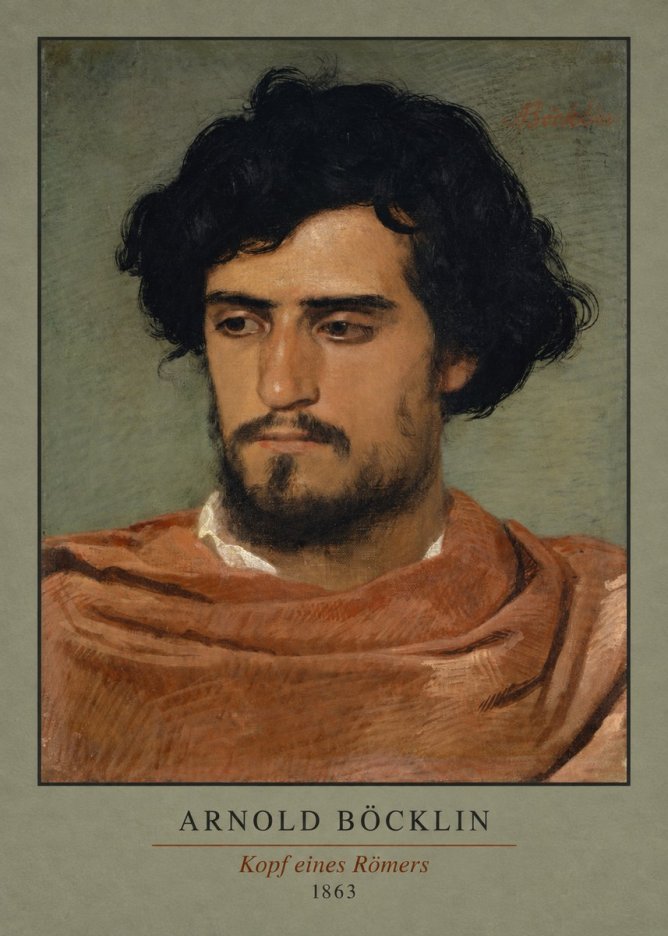 Arnold Böcklin Kopf Eines Römers No3 - Plakat