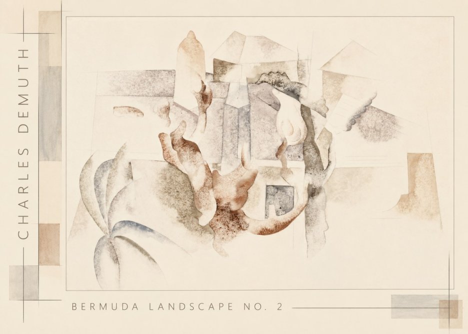 Charles Demuth Bermuda Landscape No. 2 No2 - Plakat