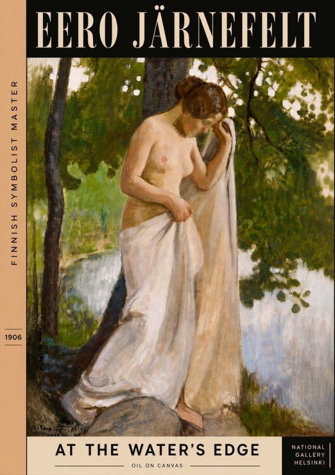 Eero Järnefelt At the Water's Edge No5 - Plakat