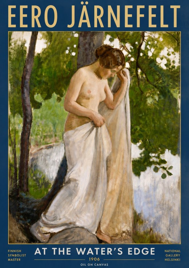 Eero Järnefelt At the Water's Edge No6 - Plakat