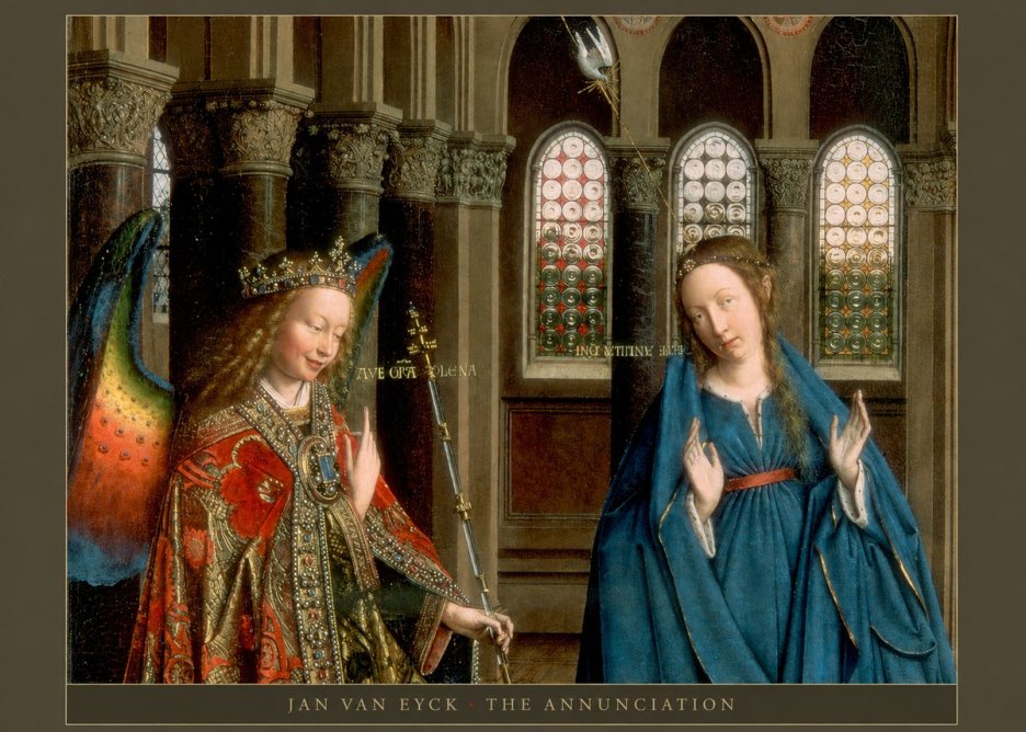 Jan van Eyck The Annunciation II No4 - Plakat