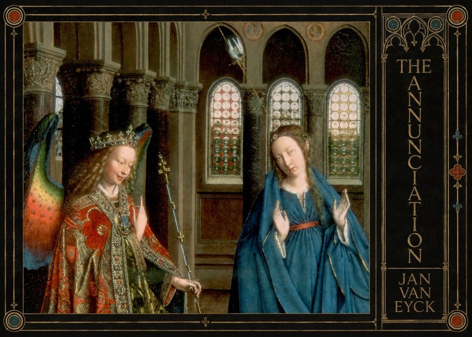 Jan van Eyck The Annunciation II No5 - Plakat