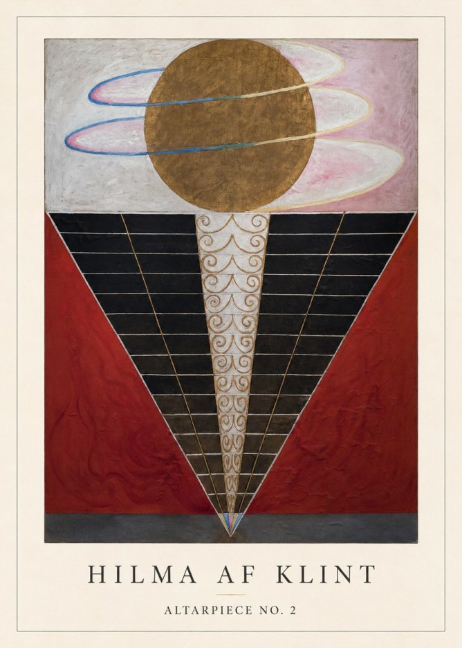 Hilma af Klint The Ten Largest, No. 1, Childhood II No4 - Plakat