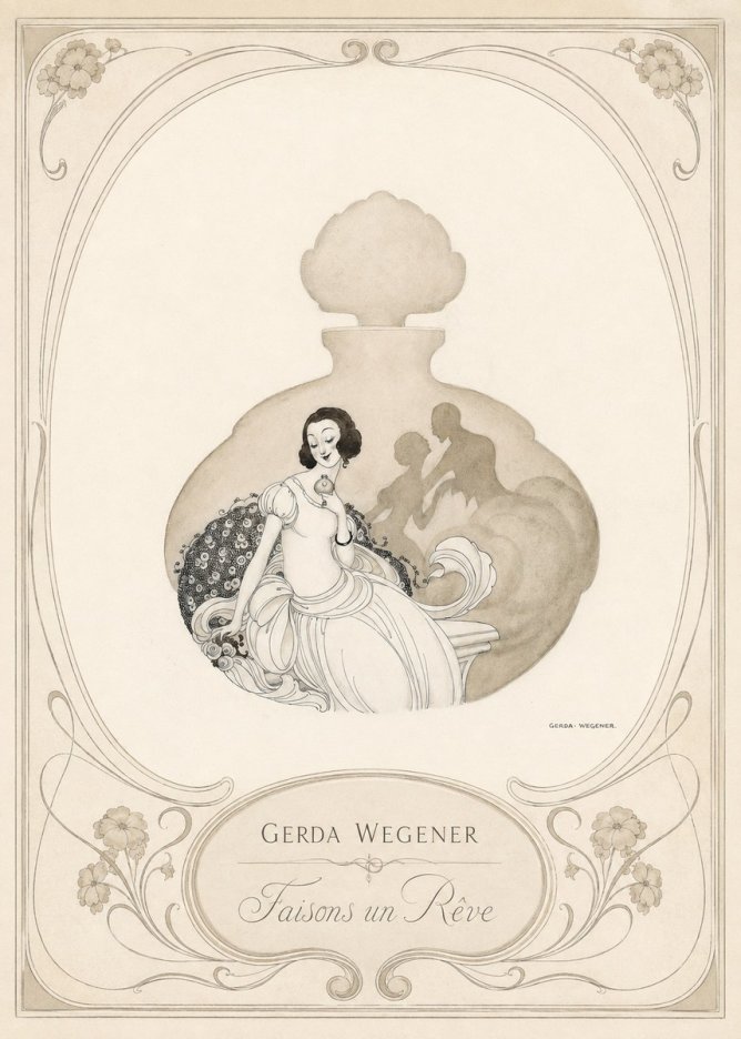 Gerda Wegener Faisons Un Rêve No3 - Plakat
