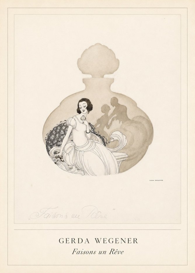 Gerda Wegener Faisons Un Rêve No4 - Plakat