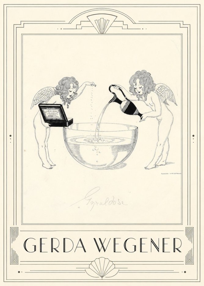 Gerda Wegener Gyraldose No1 - Plakat