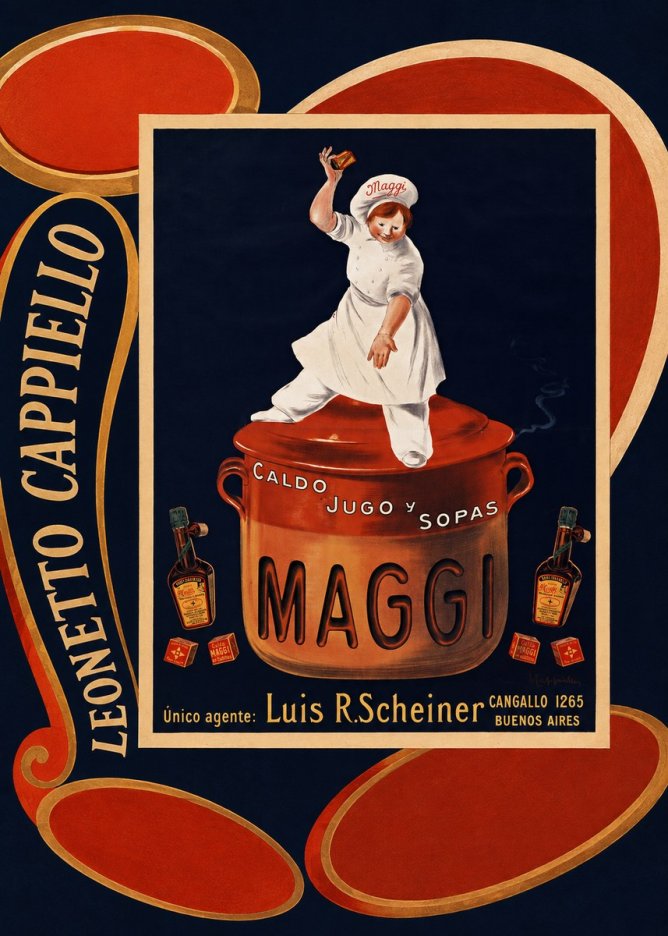 Leonetto Cappiello Maggi No4 - Plakat