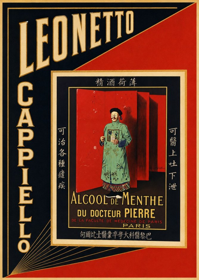 Leonetto Cappiello Alcool De Menthe Du Docteur Pierre No4 - Plakat
