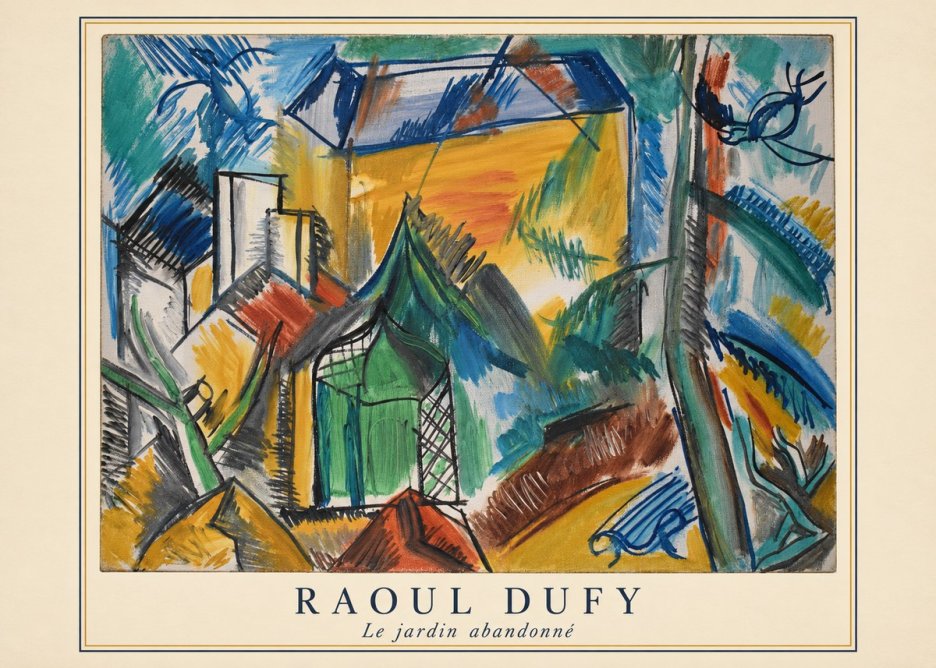 Raoul Dufy Le Jardin Abandonné No5 - Plakat