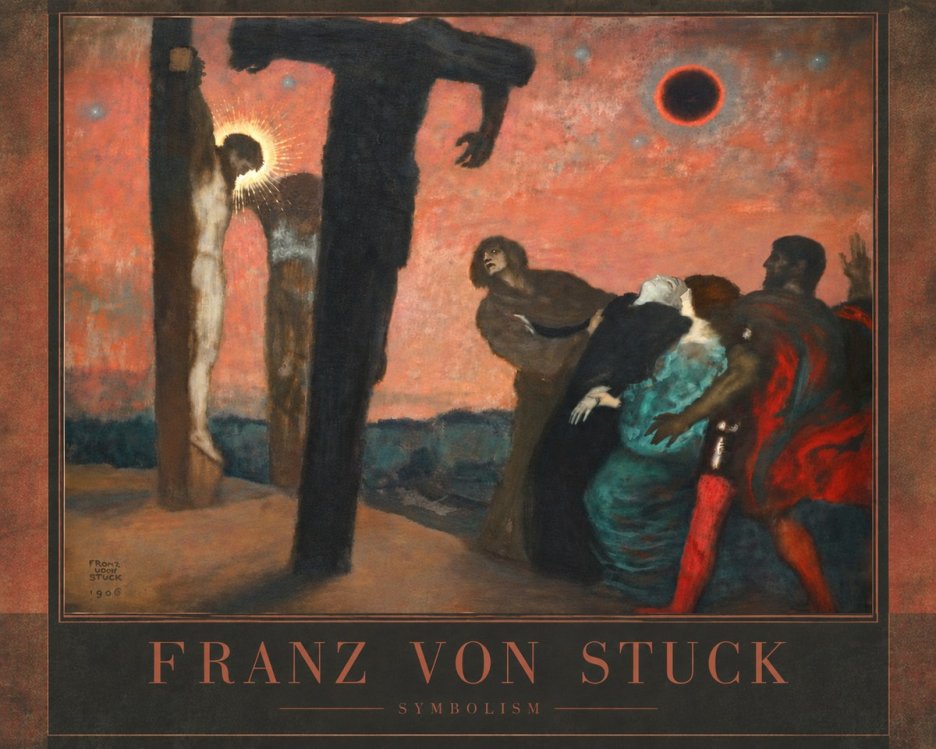 Franz von Stuck Crucifixion No5 - Plakat