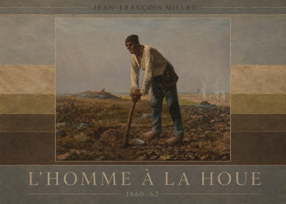 Jean-François Millet L'homme À La Houe No6 - Plakat
