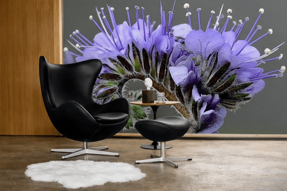 Frosted Petal Tranquility