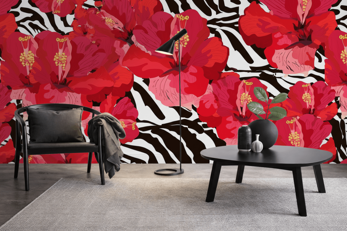 Crimson Zebra Blossom