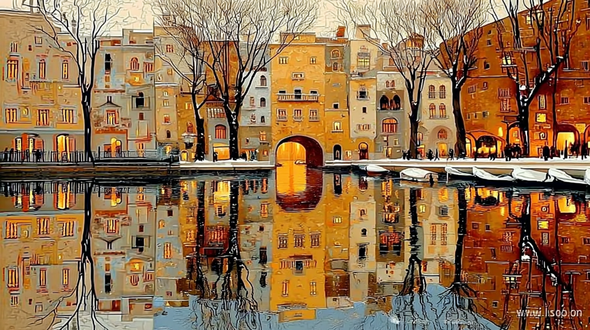 Quiet Canal Reflection