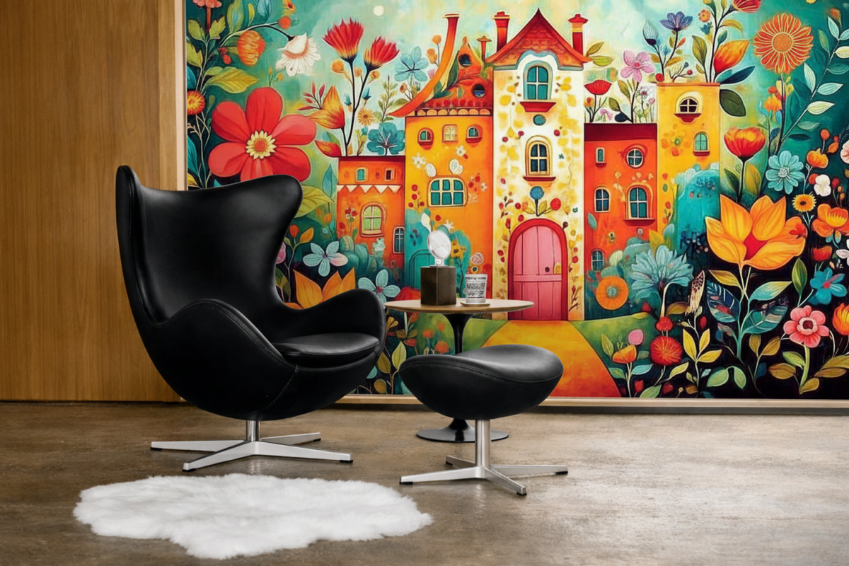 Saffron Village Reverie