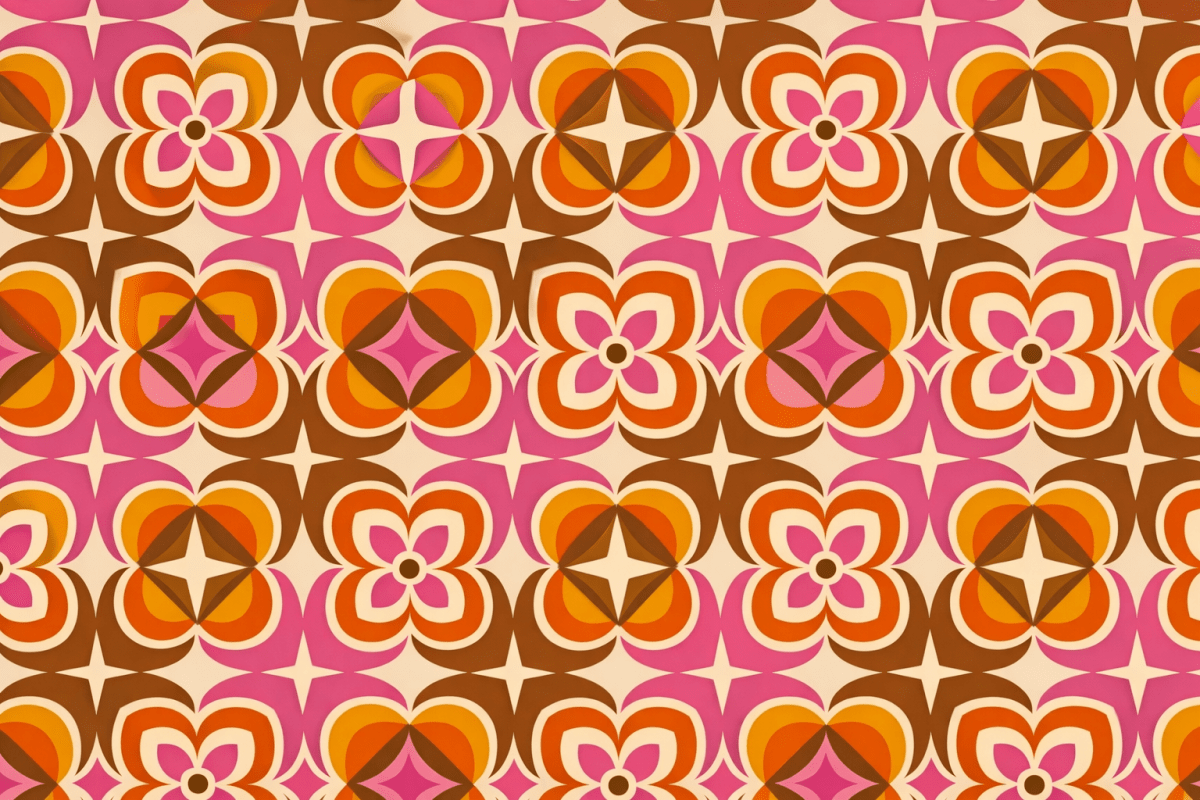 Retro Floral Burst