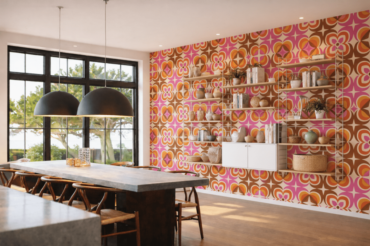 Retro Floral Burst