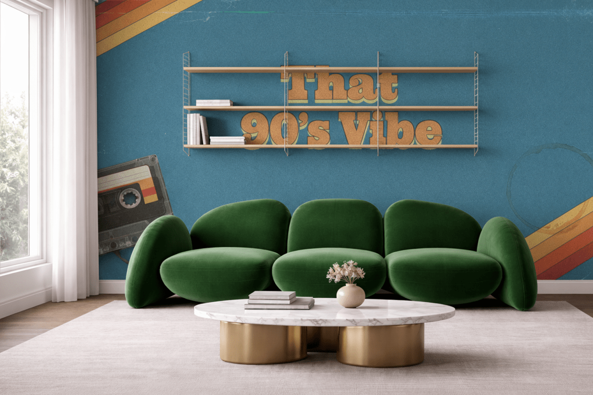 Vibrant Retro Tapestry