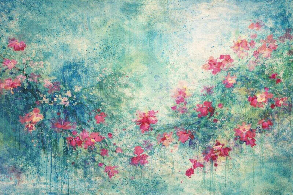 Whimsical Blossom Veil