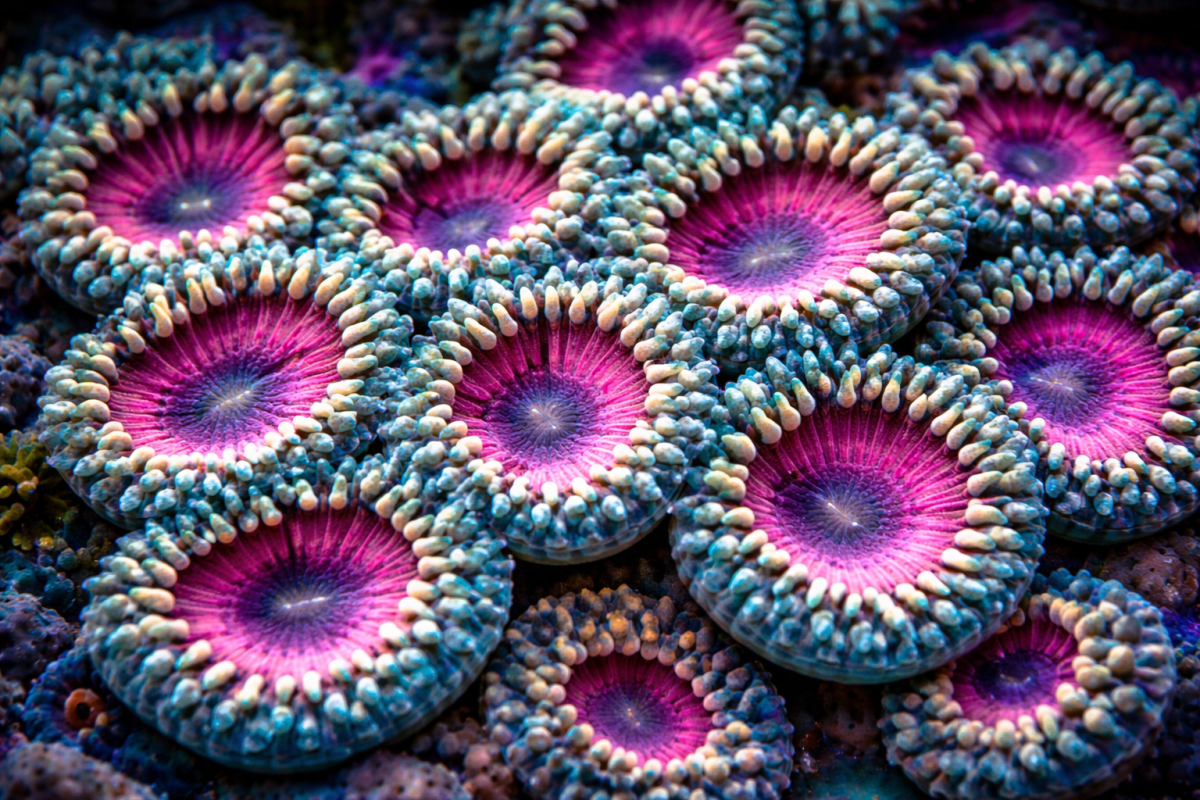 Coral Blossom Mosaic