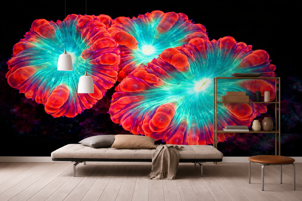 Cyan Coral Reef