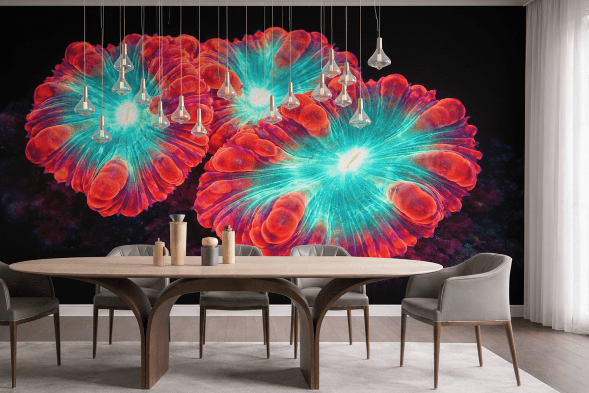 Cyan Coral Reef