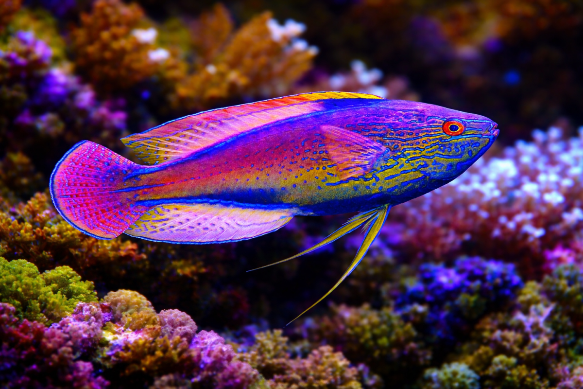 Iridescent Marine Mural