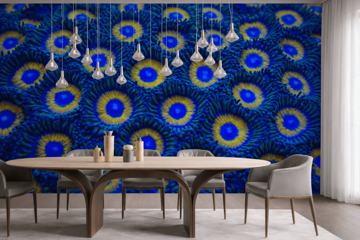 Blue Lenscape Mural
