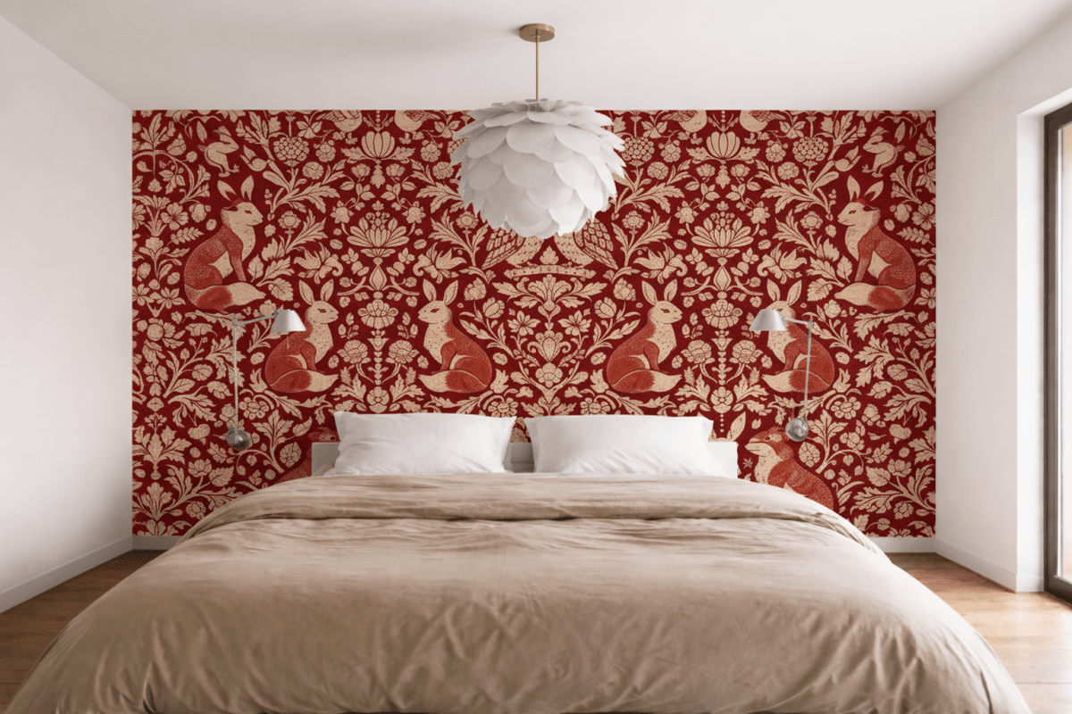 Whimsical Woodland Tapestry