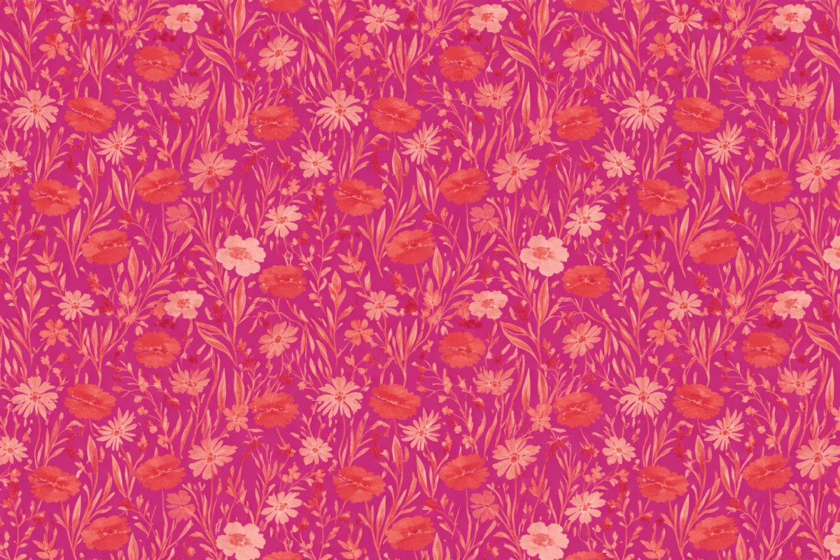 Crimson Blossom Field