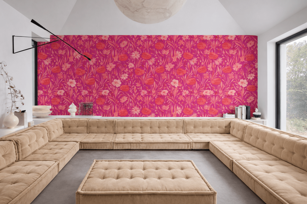 Crimson Blossom Field