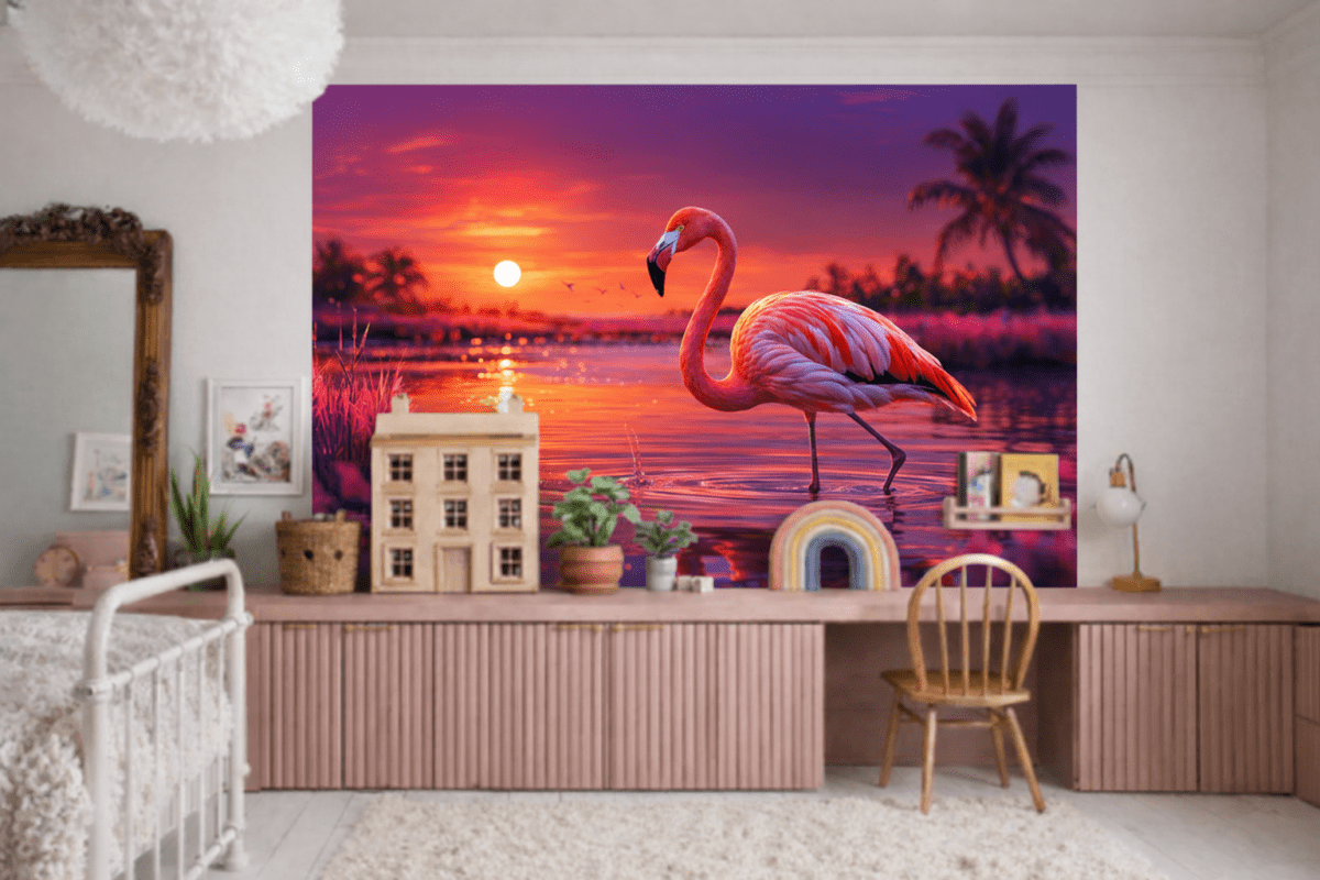 Fuchsia Lagoon Tapestry