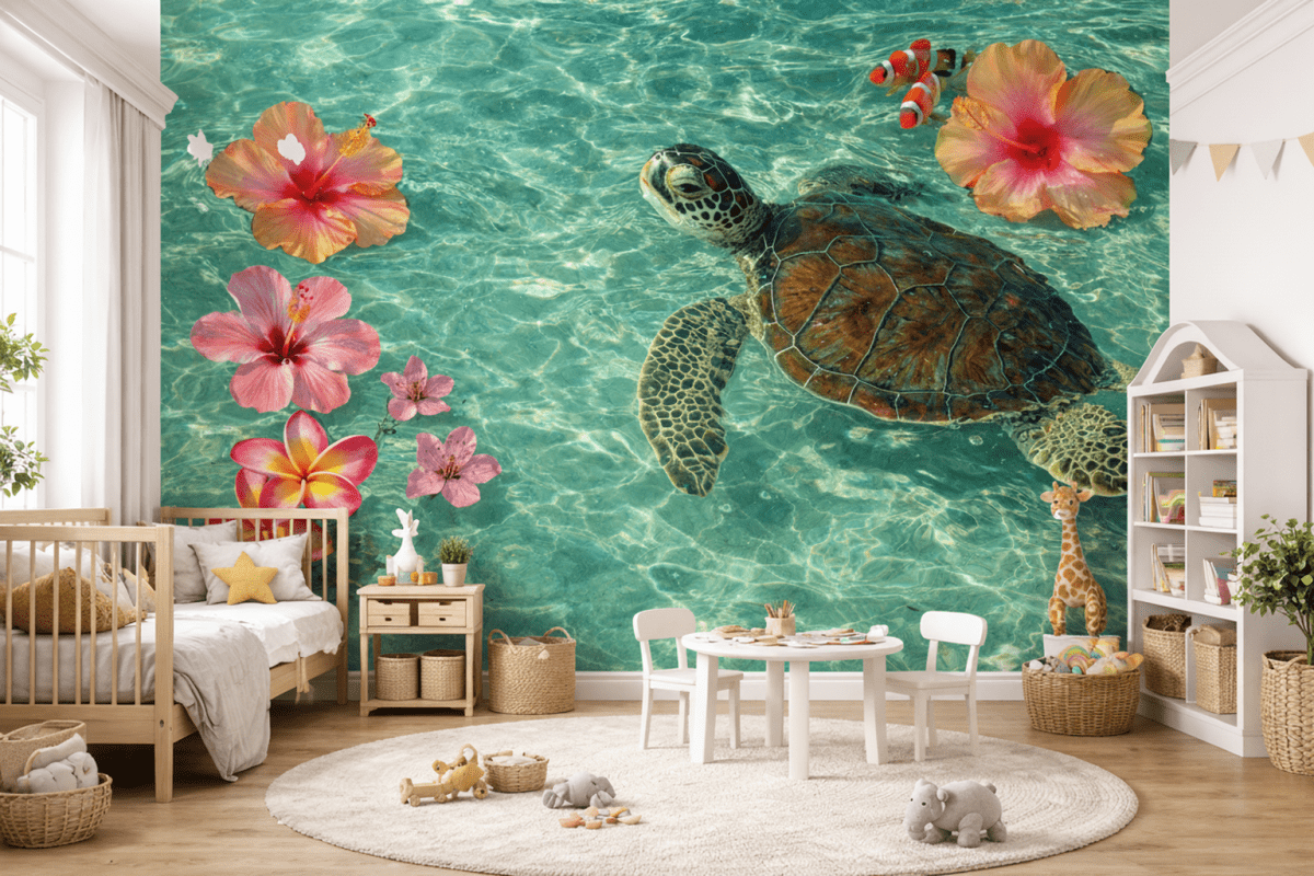 Ocean Floral Mosaic