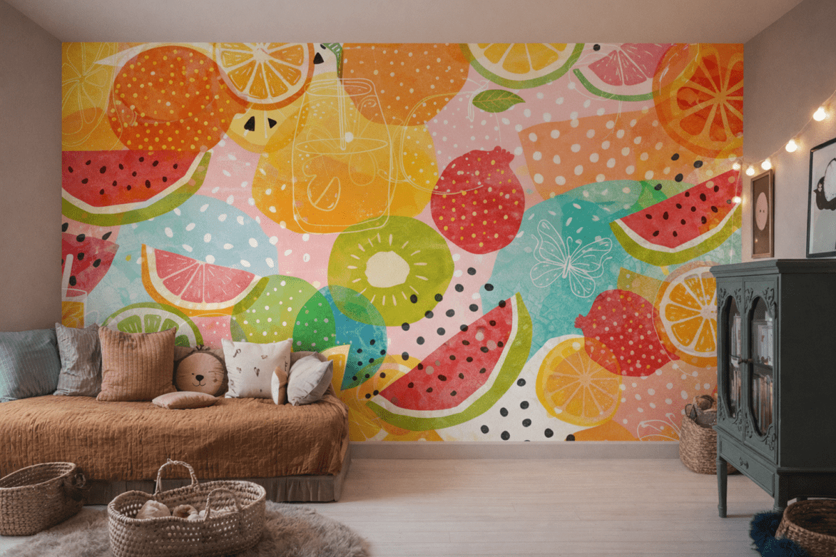 Zesty Mosaic Mural