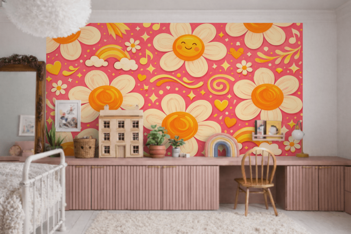 Sunny Blossom Mural