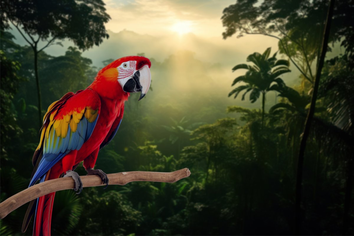 Scarlet Jungle Parrot