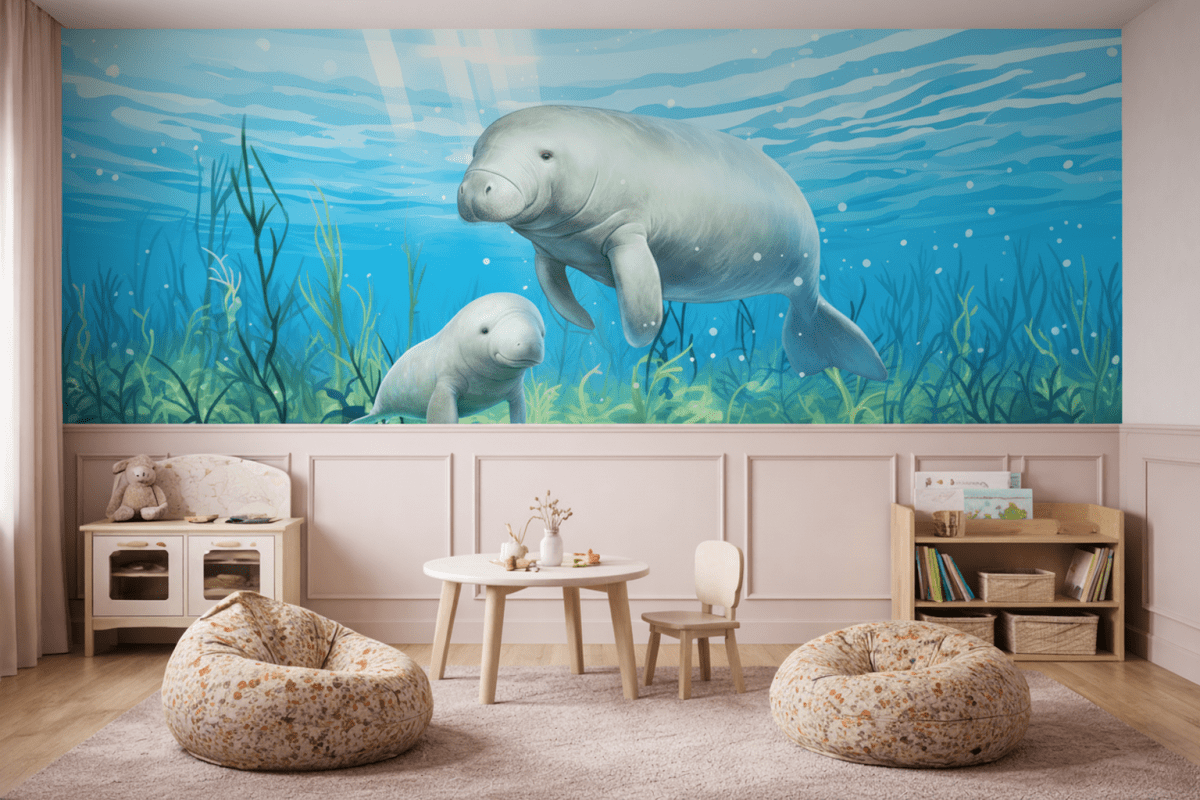 Manatee Underwater Crest