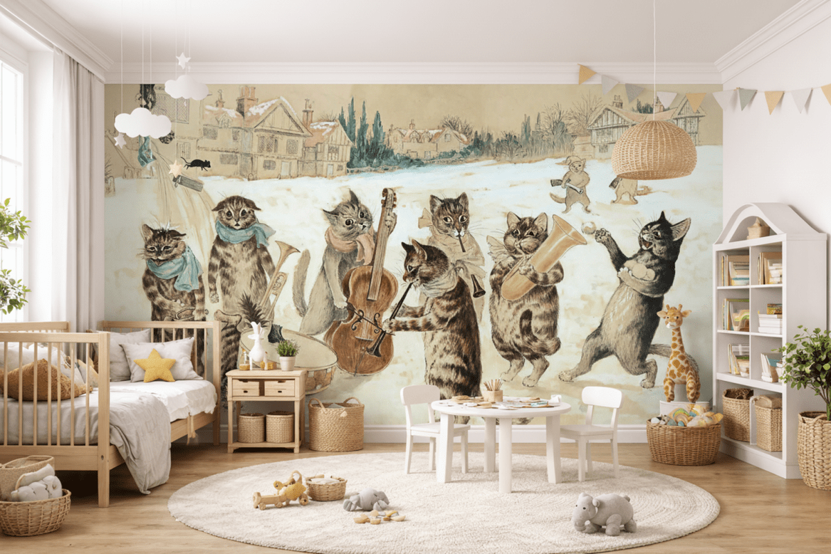 Festive Feline Orchestra