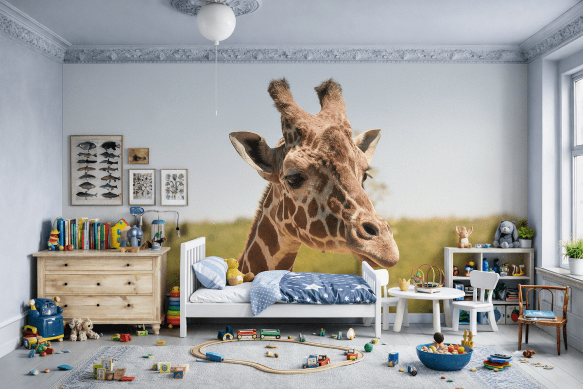 Savannah Giraffe Gaze