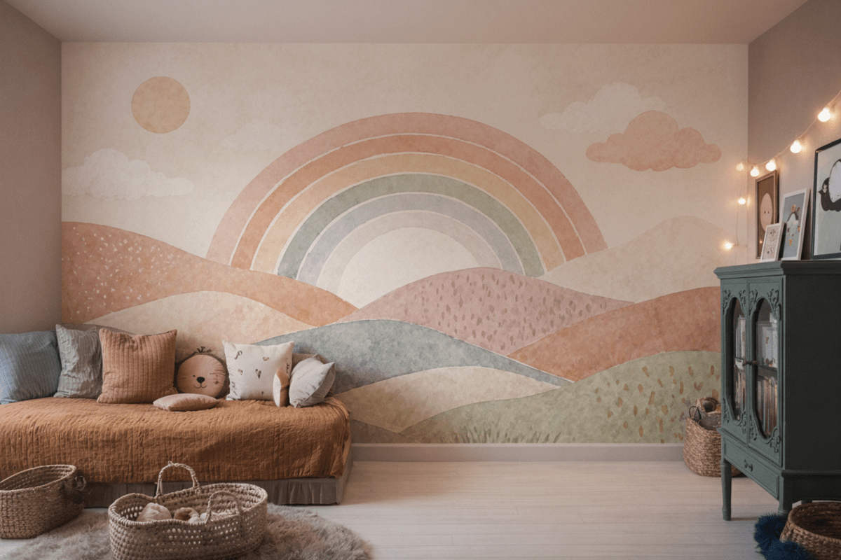 Pastel Hillscape