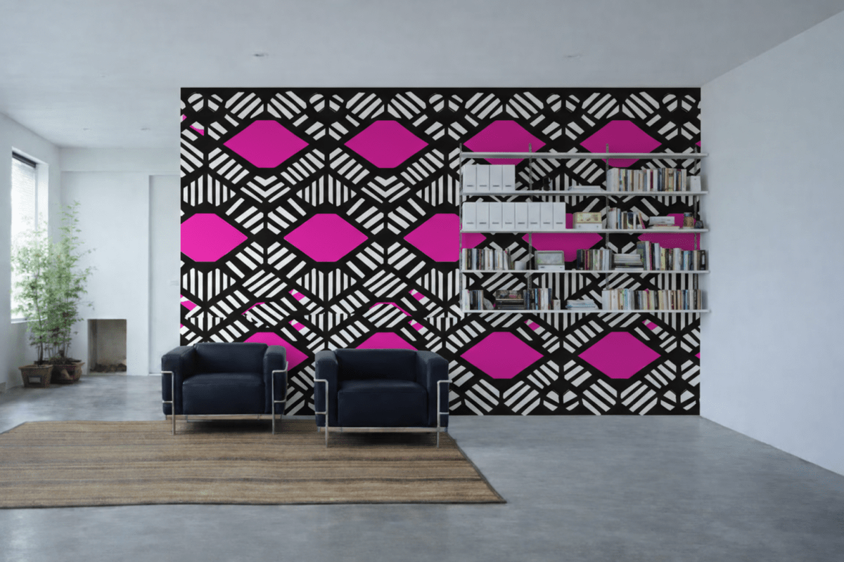 Neon Diamond Matrix