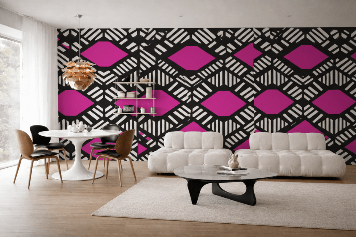 Neon Diamond Matrix