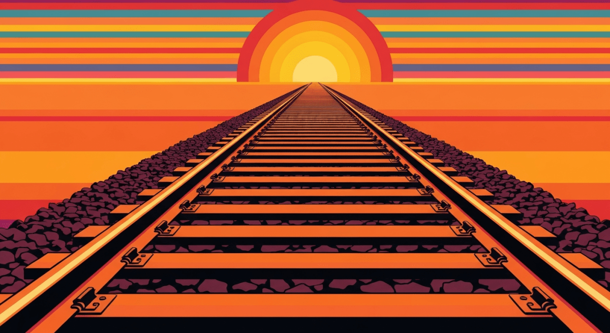 Golden Railway Vista