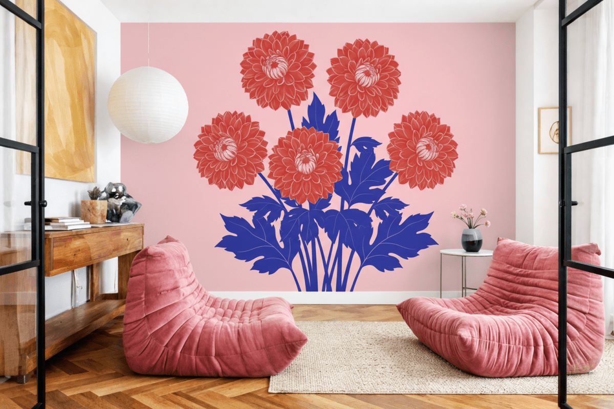 Crimson Dahlia Bouquet