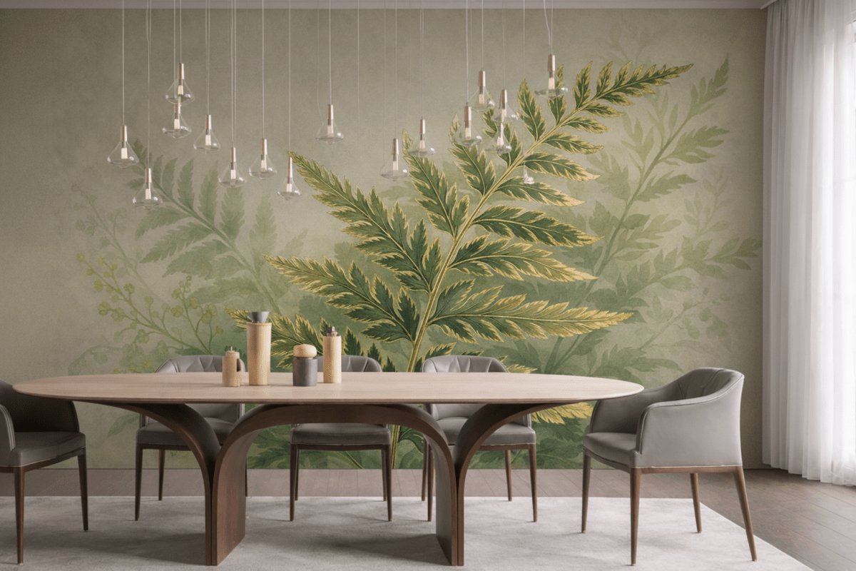 Silken Fern Tapestry