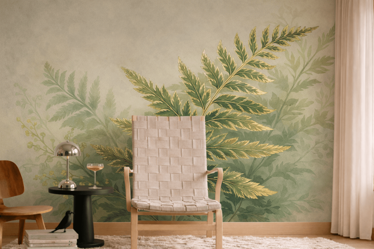 Silken Fern Tapestry