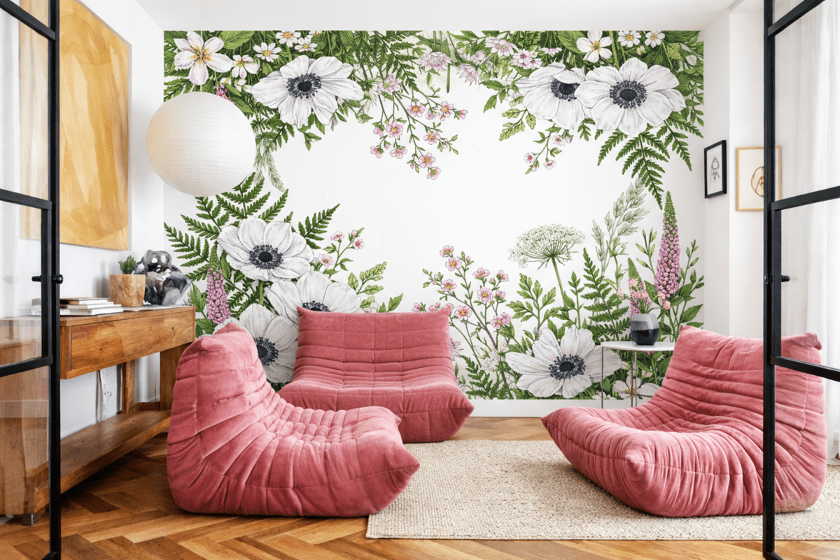 Silken Floral Mosaic