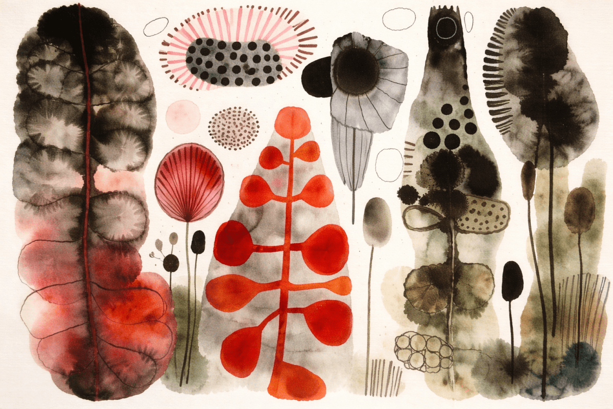 Whimsical Ferns