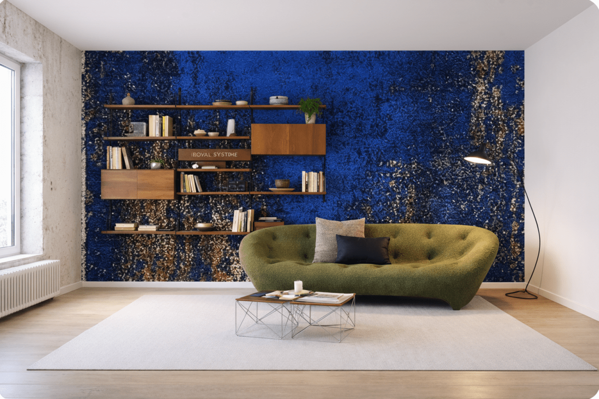 Gilded Sapphire Tapestry